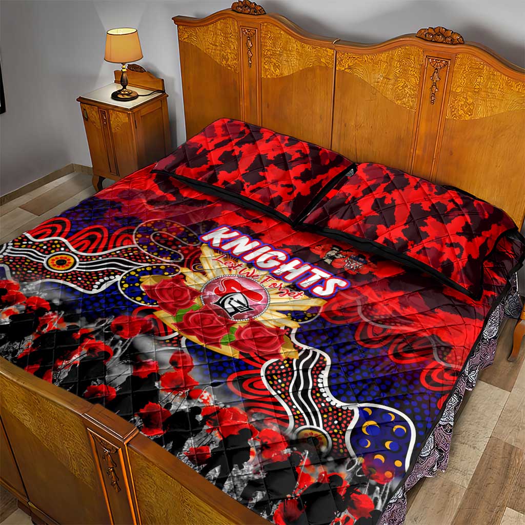 Knights ANZAC Day Quilt Bed Set Australian Army - Lest We Forget