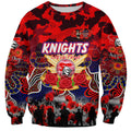 Personalized Knights ANZAC Day Sweatshirt Australian Army - Lest We Forget
