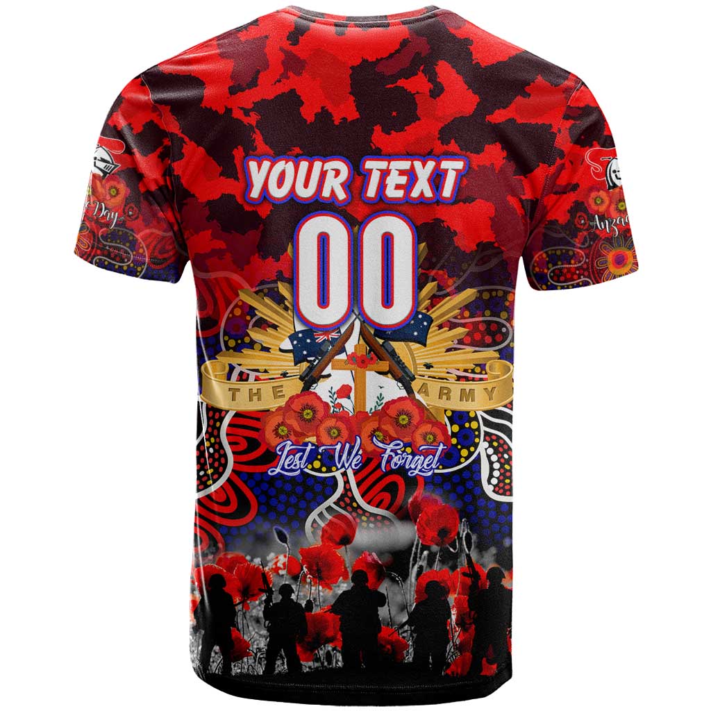 Personalized Knights ANZAC Day T Shirt Australian Army - Lest We Forget