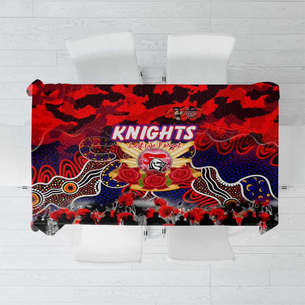 Knights ANZAC Day Tablecloth Australian Army - Lest We Forget