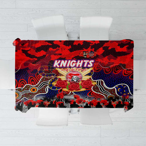 Knights ANZAC Day Tablecloth Australian Army - Lest We Forget