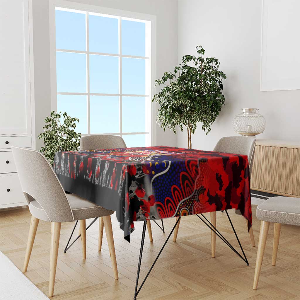Knights ANZAC Day Tablecloth Australian Army - Lest We Forget