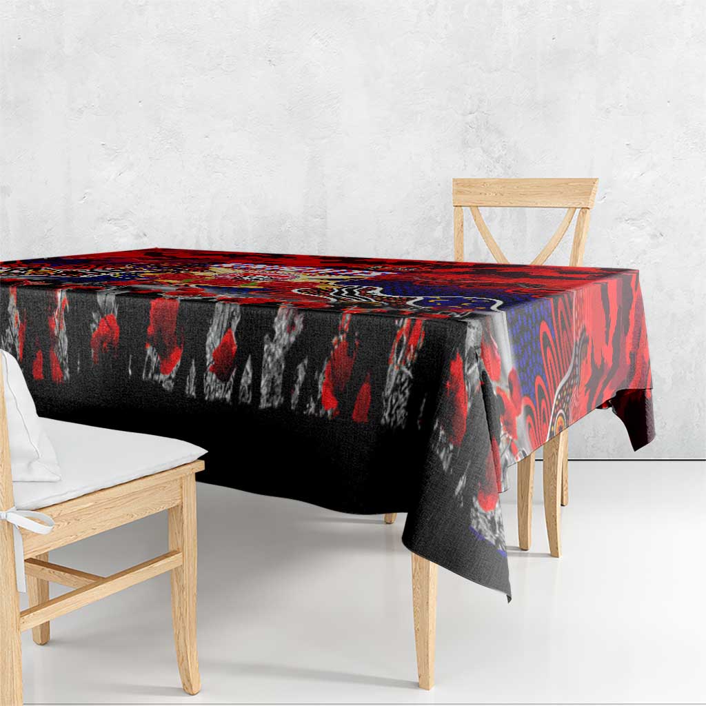 Knights ANZAC Day Tablecloth Australian Army - Lest We Forget