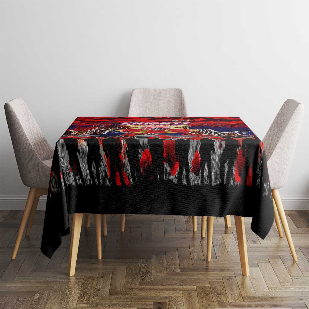 Knights ANZAC Day Tablecloth Australian Army - Lest We Forget