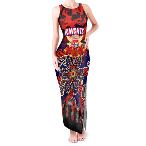 Personalized Knights ANZAC Day Tank Maxi Dress Australian Army - Lest We Forget