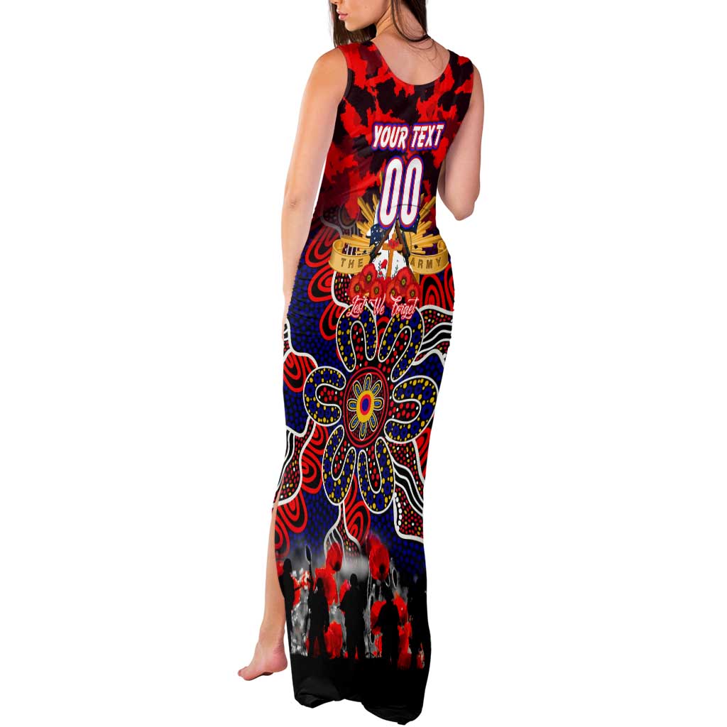 Personalized Knights ANZAC Day Tank Maxi Dress Australian Army - Lest We Forget