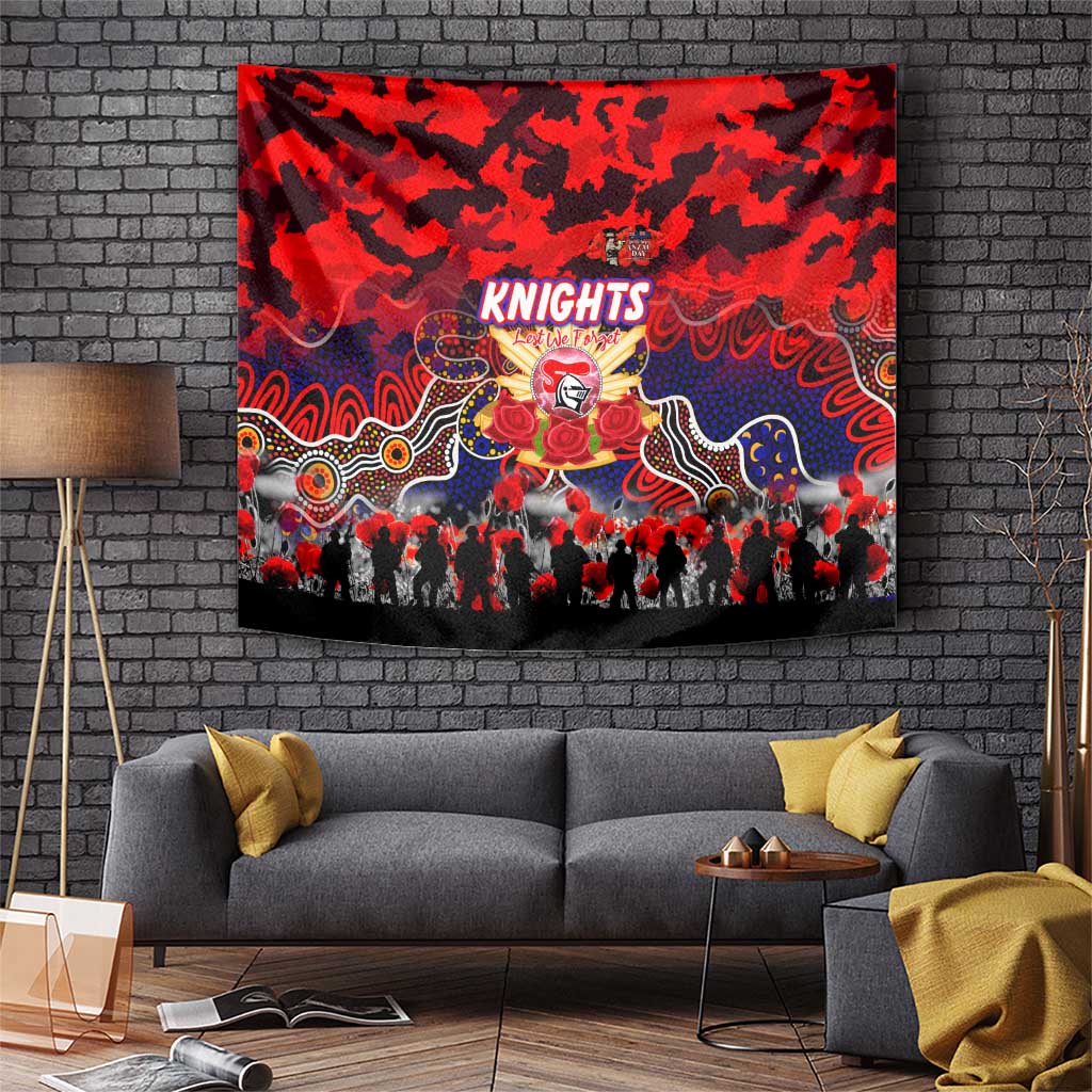 Knights ANZAC Day Tapestry Australian Army - Lest We Forget