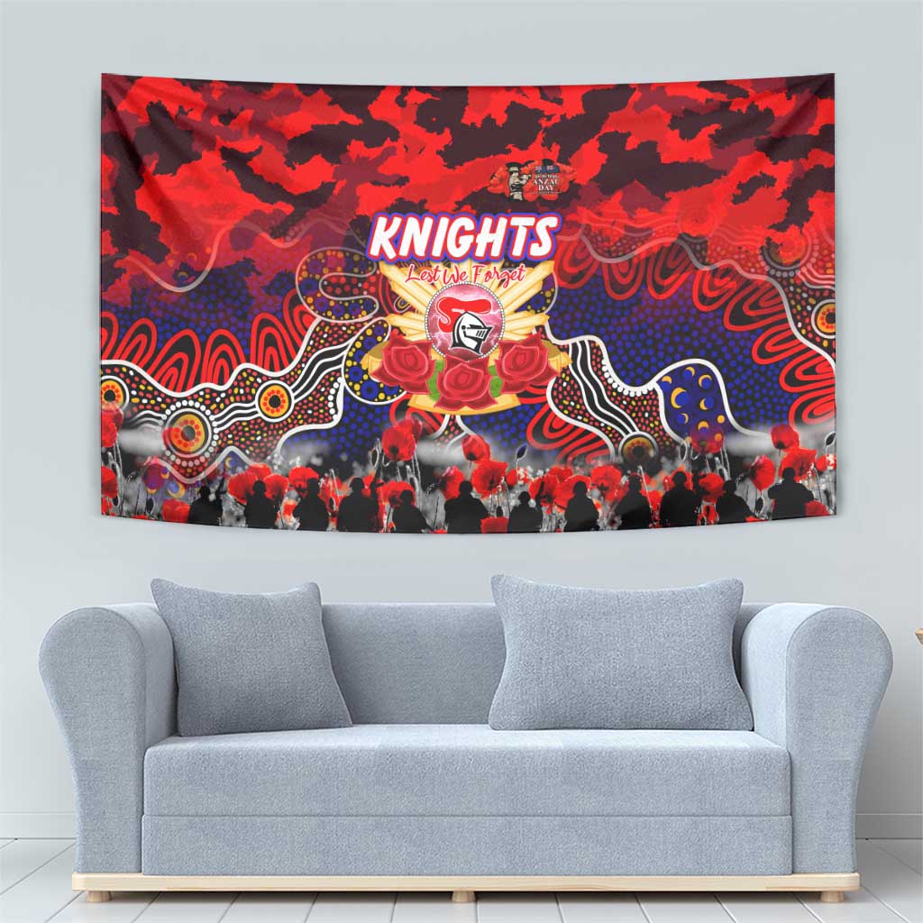 Knights ANZAC Day Tapestry Australian Army - Lest We Forget