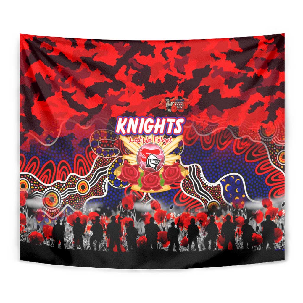 Knights ANZAC Day Tapestry Australian Army - Lest We Forget