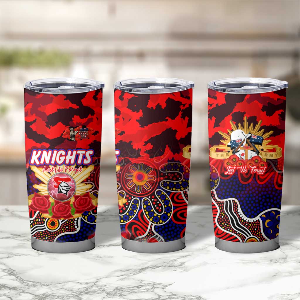 Personalized Knights ANZAC Day Tumbler Cup Australian Army - Lest We Forget
