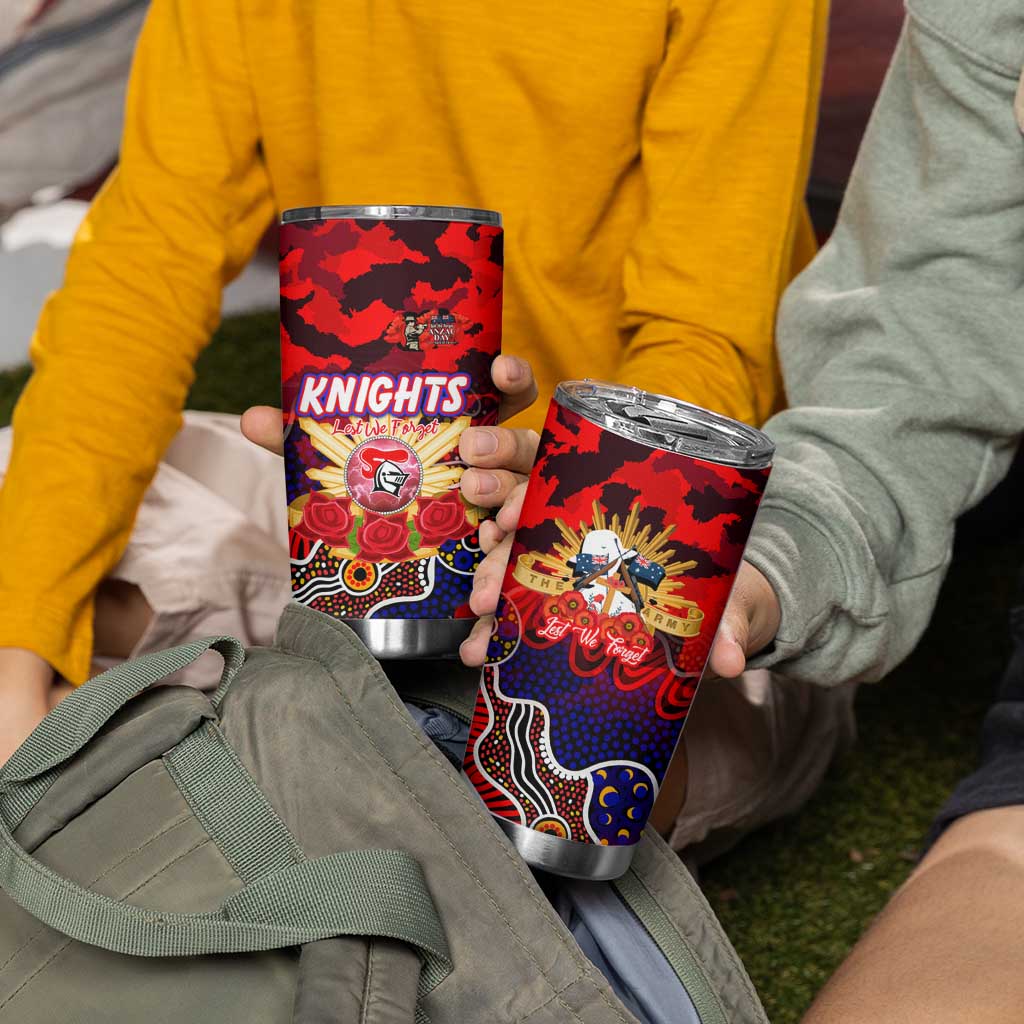 Personalized Knights ANZAC Day Tumbler Cup Australian Army - Lest We Forget