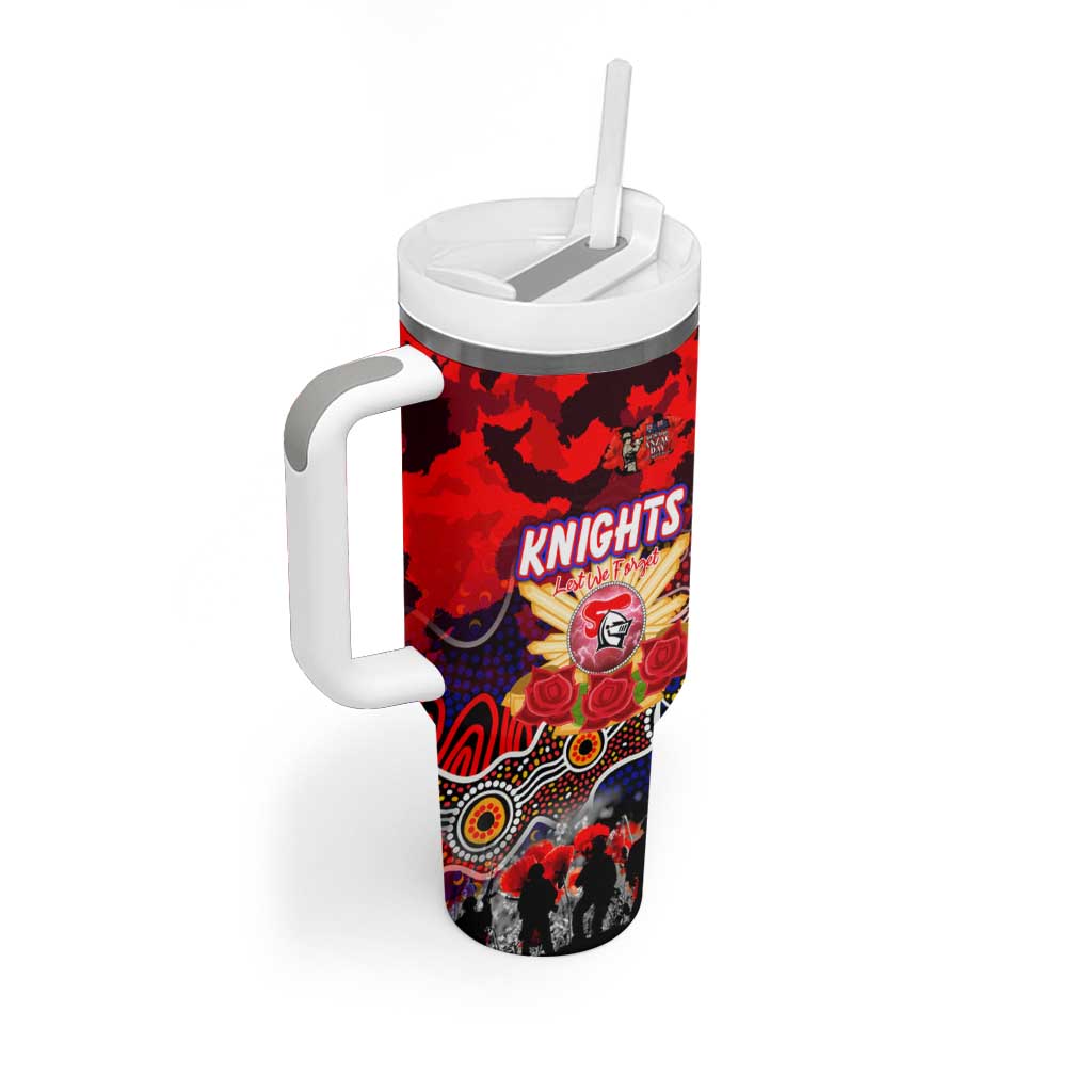 Personalized Knights ANZAC Day Tumbler With Handle Australian Army - Lest We Forget