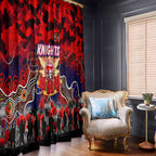 Knights ANZAC Day Window Curtain Australian Army - Lest We Forget