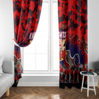 Knights ANZAC Day Window Curtain Australian Army - Lest We Forget