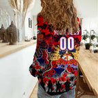 Personalized Knights ANZAC Day Women Casual Shirt Australian Army - Lest We Forget