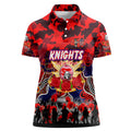 Personalized Knights ANZAC Day Women Polo Shirt Australian Army - Lest We Forget