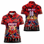 Personalized Knights ANZAC Day Women Polo Shirt Australian Army - Lest We Forget