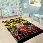 Cowboys ANZAC Day Area Rug Australian Army - Lest We Forget