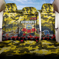 Cowboys ANZAC Day Back Car Seat Cover Australian Army - Lest We Forget
