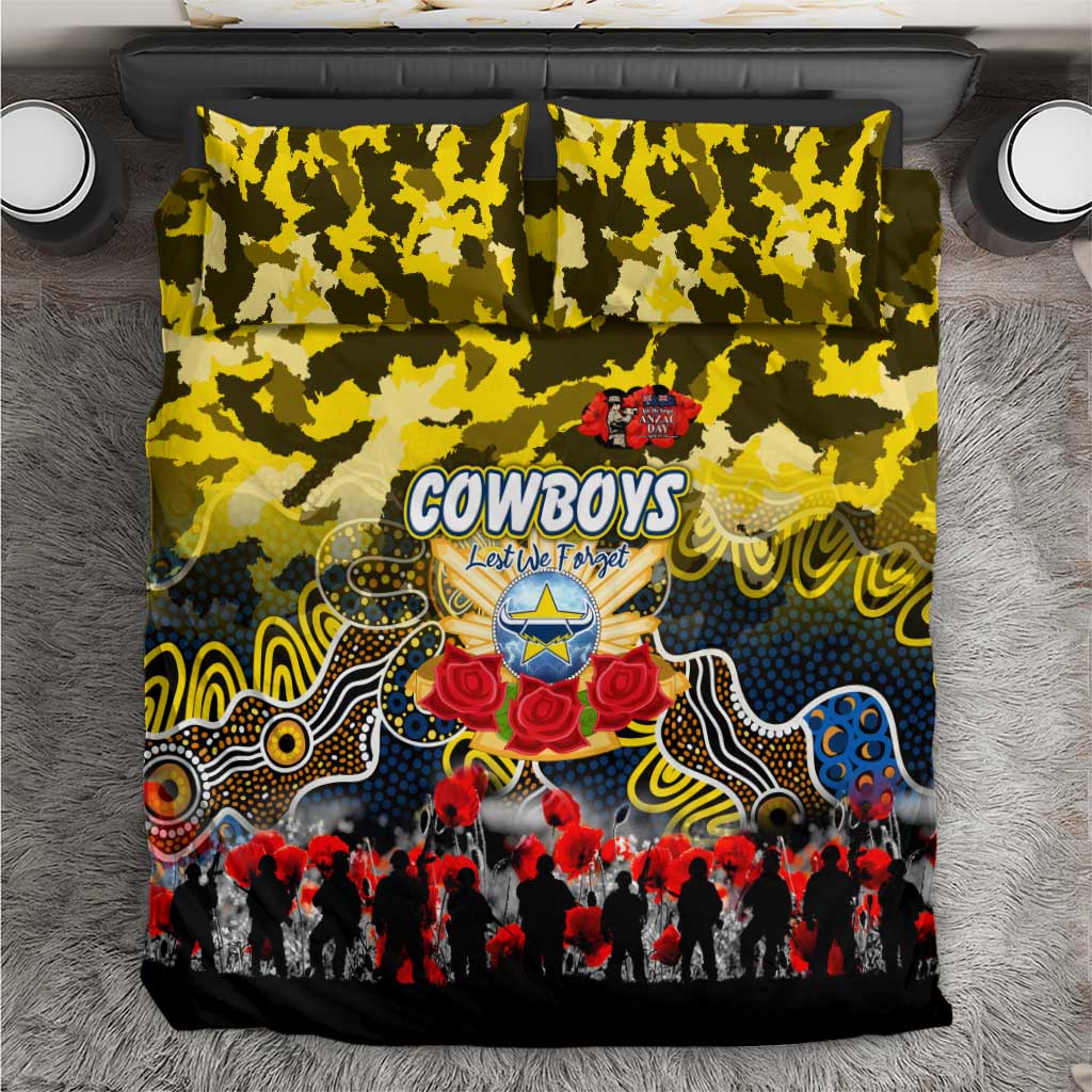 Cowboys ANZAC Day Bedding Set Australian Army - Lest We Forget