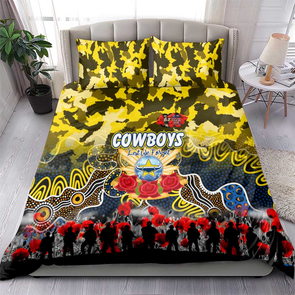 Cowboys ANZAC Day Bedding Set Australian Army - Lest We Forget