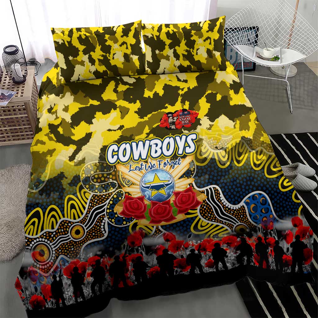 Cowboys ANZAC Day Bedding Set Australian Army - Lest We Forget