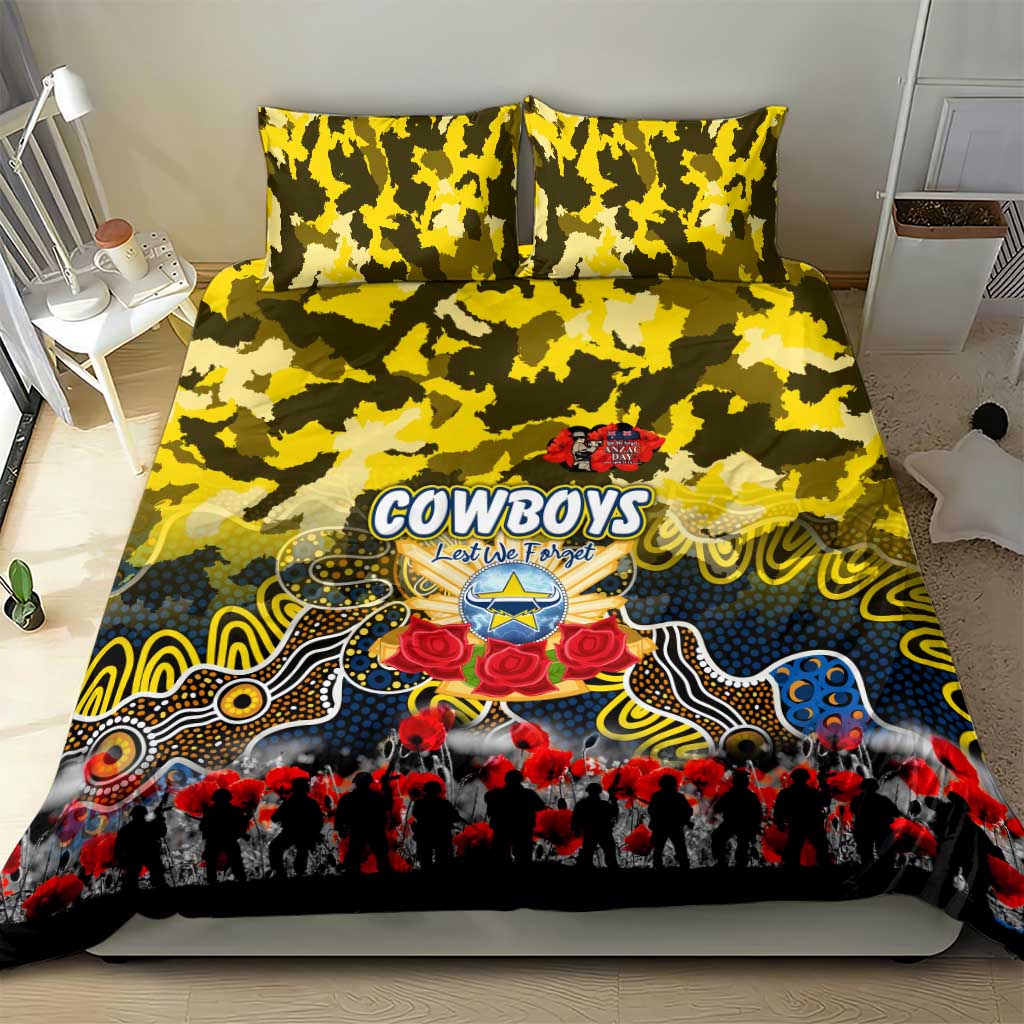 Cowboys ANZAC Day Bedding Set Australian Army - Lest We Forget