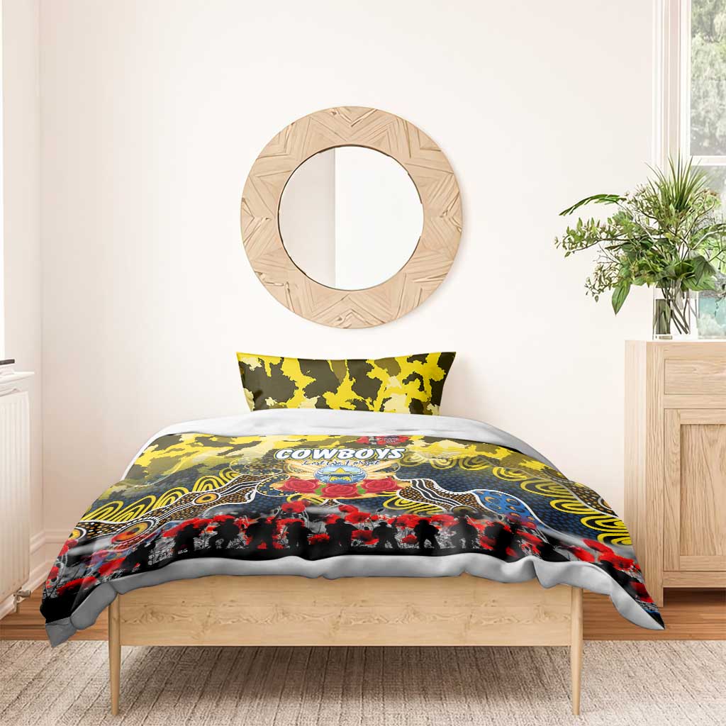 Cowboys ANZAC Day Bedding Set Australian Army - Lest We Forget