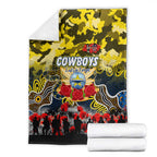 Cowboys ANZAC Day Blanket Australian Army - Lest We Forget