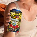 Personalized Cowboys ANZAC Day 4 in 1 Can Cooler Tumbler Australian Army - Lest We Forget