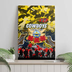 Cowboys ANZAC Day Canvas Wall Art Australian Army - Lest We Forget