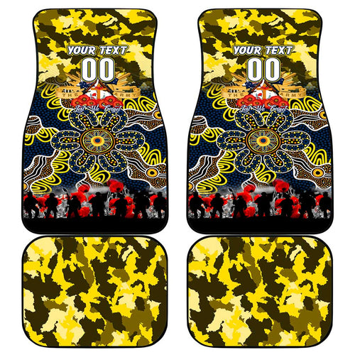 Cowboys ANZAC Day Car Mats Australian Army - Lest We Forget