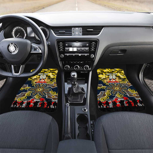 Cowboys ANZAC Day Car Mats Australian Army - Lest We Forget