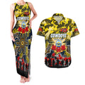 Personalized Cowboys ANZAC Day Couples Matching Tank Maxi Dress and Hawaiian Shirt Australian Army - Lest We Forget
