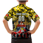 Personalized Cowboys ANZAC Day Family Matching Mermaid Dress and Hawaiian Shirt Australian Army - Lest We Forget