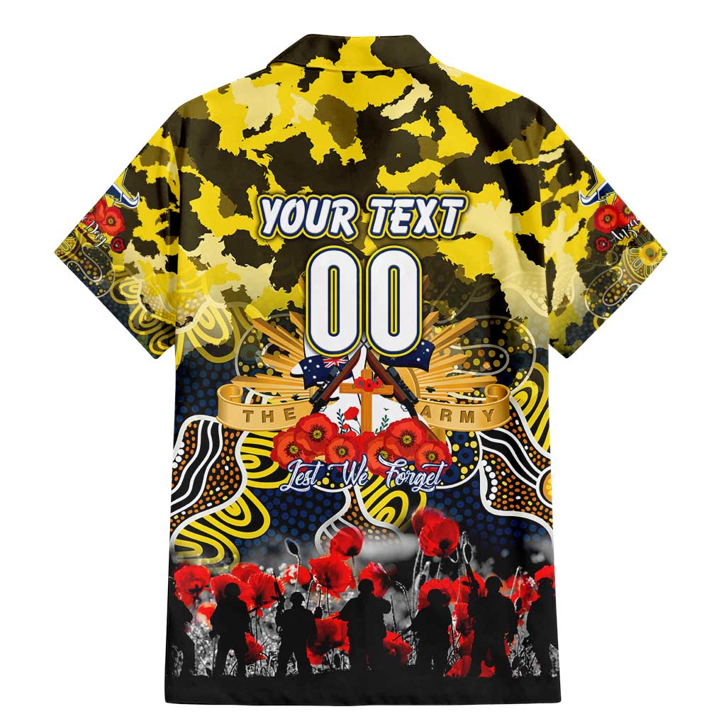 Personalized Cowboys ANZAC Day Family Matching Mermaid Dress and Hawaiian Shirt Australian Army - Lest We Forget