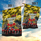Cowboys ANZAC Day Garden Flag Australian Army - Lest We Forget