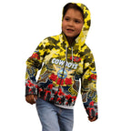 Personalized Cowboys ANZAC Day Kid Hoodie Australian Army - Lest We Forget