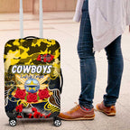 Cowboys ANZAC Day Luggage Cover Australian Army - Lest We Forget
