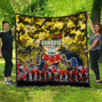 Cowboys ANZAC Day Quilt Australian Army - Lest We Forget