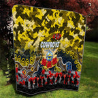 Cowboys ANZAC Day Quilt Australian Army - Lest We Forget