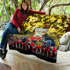 Cowboys ANZAC Day Quilt Australian Army - Lest We Forget