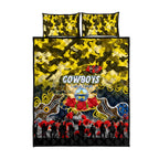 Cowboys ANZAC Day Quilt Bed Set Australian Army - Lest We Forget