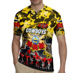 Personalized Cowboys ANZAC Day Rugby Jersey Australian Army - Lest We Forget