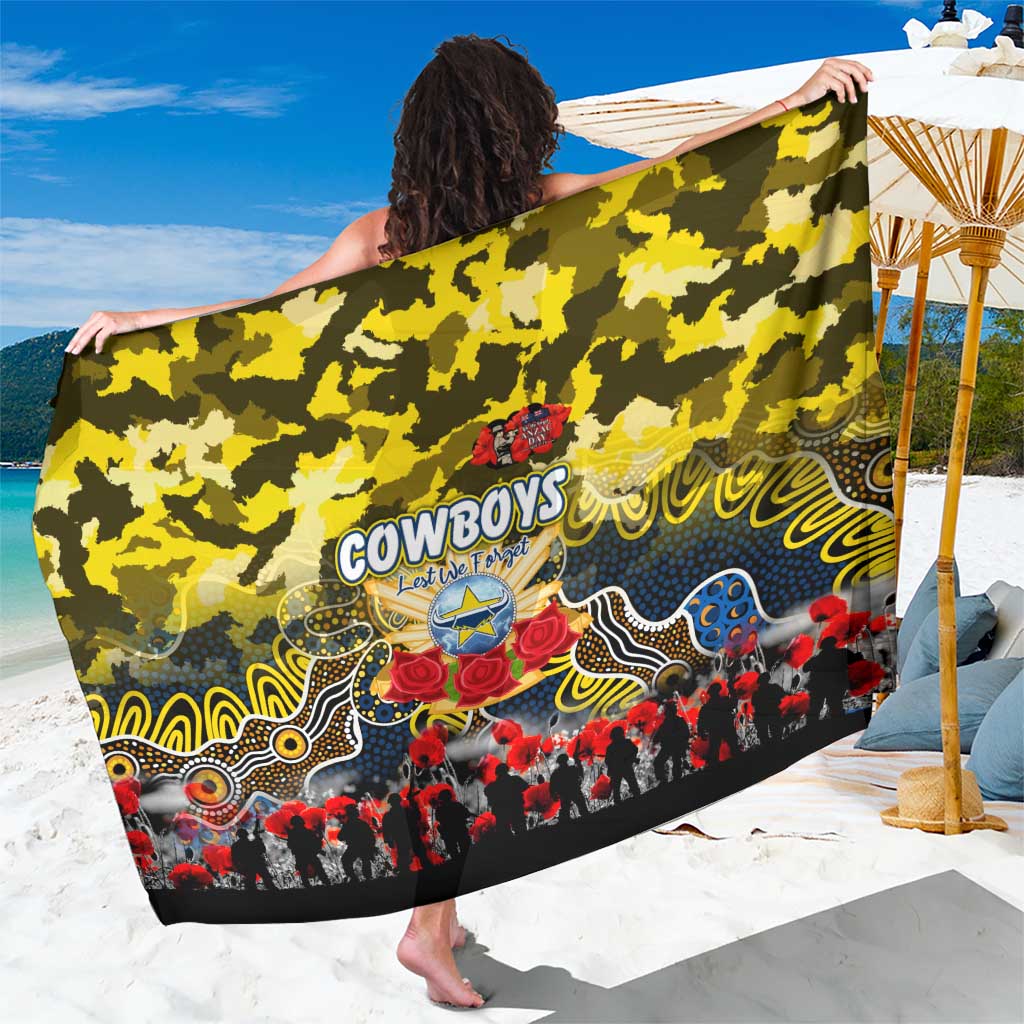 Cowboys ANZAC Day Sarong Australian Army - Lest We Forget