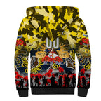 Personalized Cowboys ANZAC Day Sherpa Hoodie Australian Army - Lest We Forget