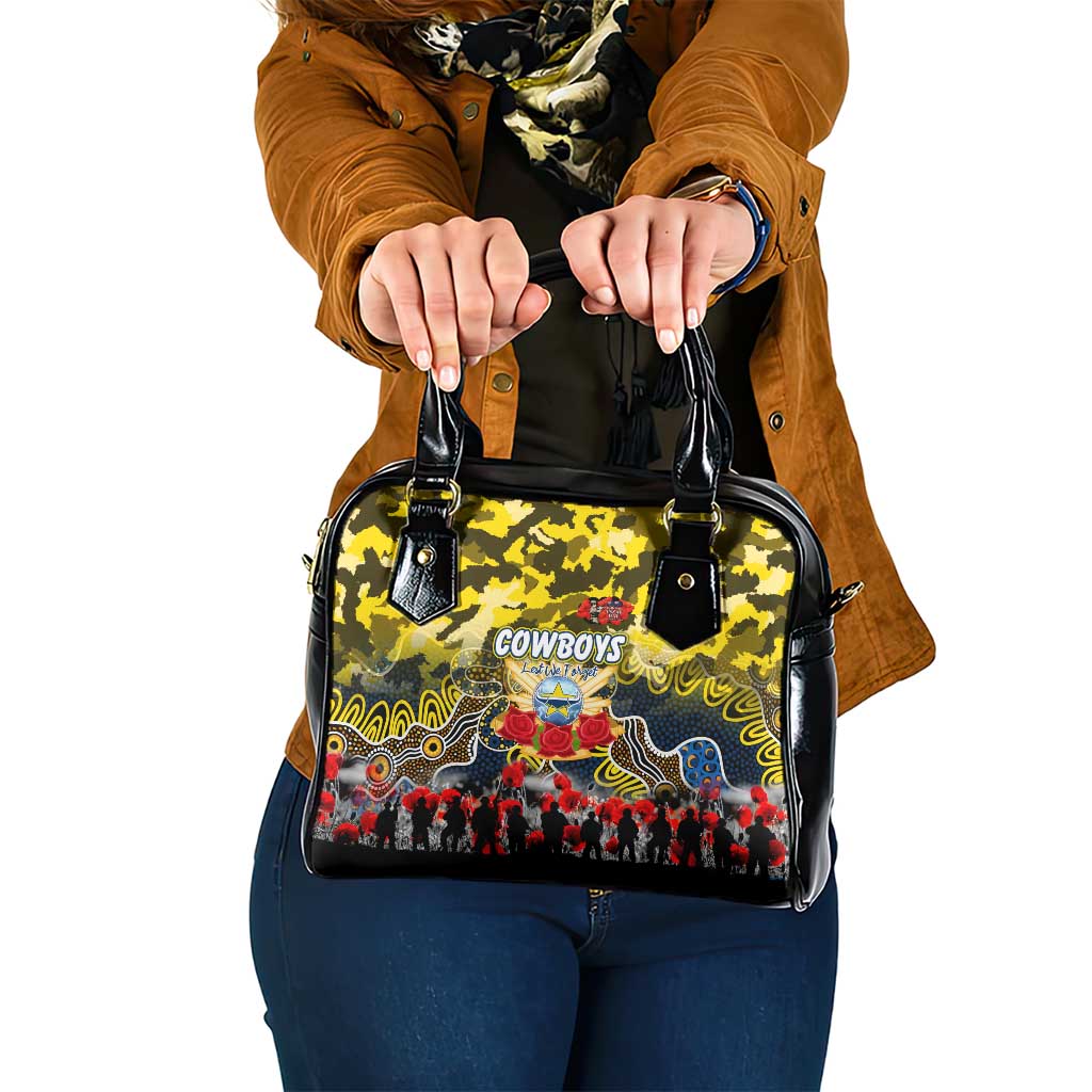 Cowboys ANZAC Day Shoulder Handbag Australian Army - Lest We Forget