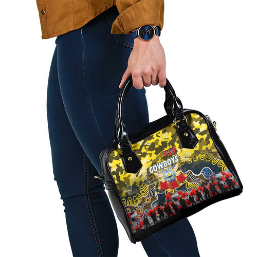 Cowboys ANZAC Day Shoulder Handbag Australian Army - Lest We Forget