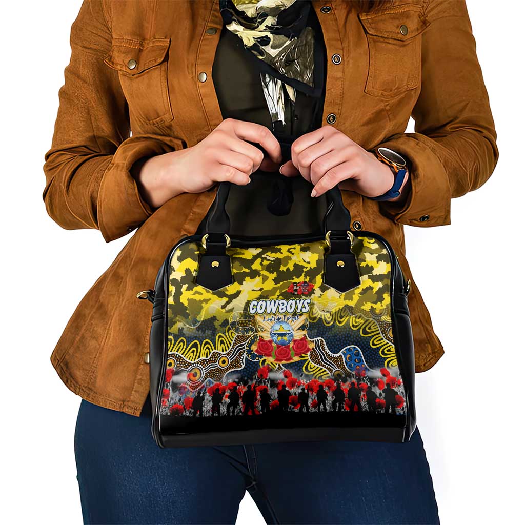 Cowboys ANZAC Day Shoulder Handbag Australian Army - Lest We Forget