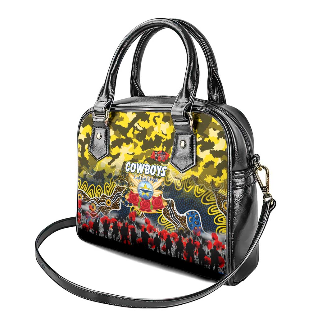Cowboys ANZAC Day Shoulder Handbag Australian Army - Lest We Forget